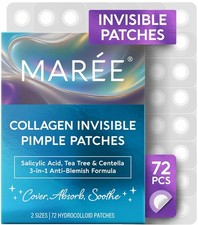 MAREE Invisible Pimple Patches - Clear Pimple Patches - Hydrocolloid Ac