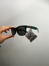 4 St&uuml;ck Set J&auml;germeister Sonnenbrille schwarz/gr&uuml;n mit Etikett in Box