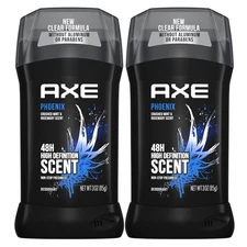 AXE Dual Action Deodorant Stick for Long Lasting Odor Protection,Phoenix Crushed