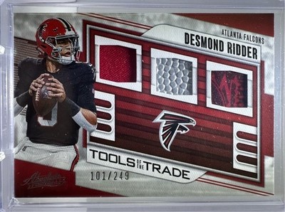 2023 Panini Absolute - Tools of the Trade Triple Desmond Ridder #TOTT-DR /249