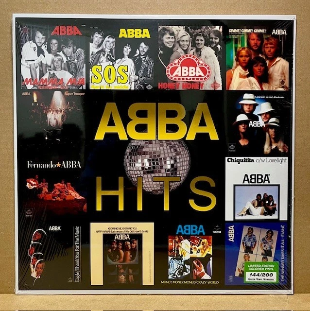 ABBA - HITS Lp/Vinile/Vinyl Ltd Cover N. 163/200 Colored Green Nuovo - Immagine 2 di 4