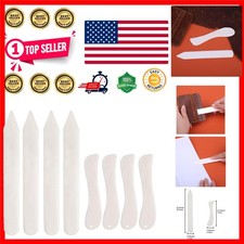 8-Piece Plastic Bone Folder Tool Set for Precision Paper Crafting Bookbinding