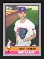 2015 Topps Archives #196 Silver Corey Kluber #/199 SN Cleveland Indians
