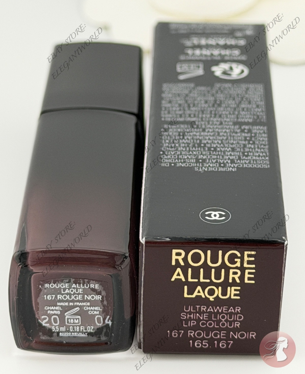口紅 CHANEL ROUGE ALLURE LAQUE 167 ルージュ アリュール ラック｜CHANELの口コミ - 赤ワインみたいに 深く