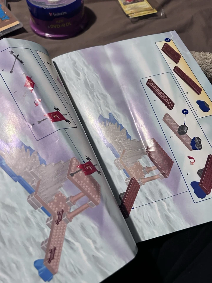 MEGA BLOKS Dragons Krystal Wars 9883 MANUAL ONLY - Image 4 of 4