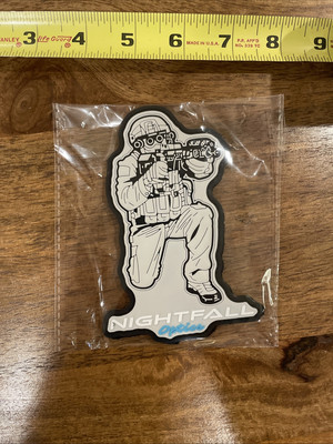 2025 SHOT Show Nightfall Optics PVC Patch. Free Shipping!