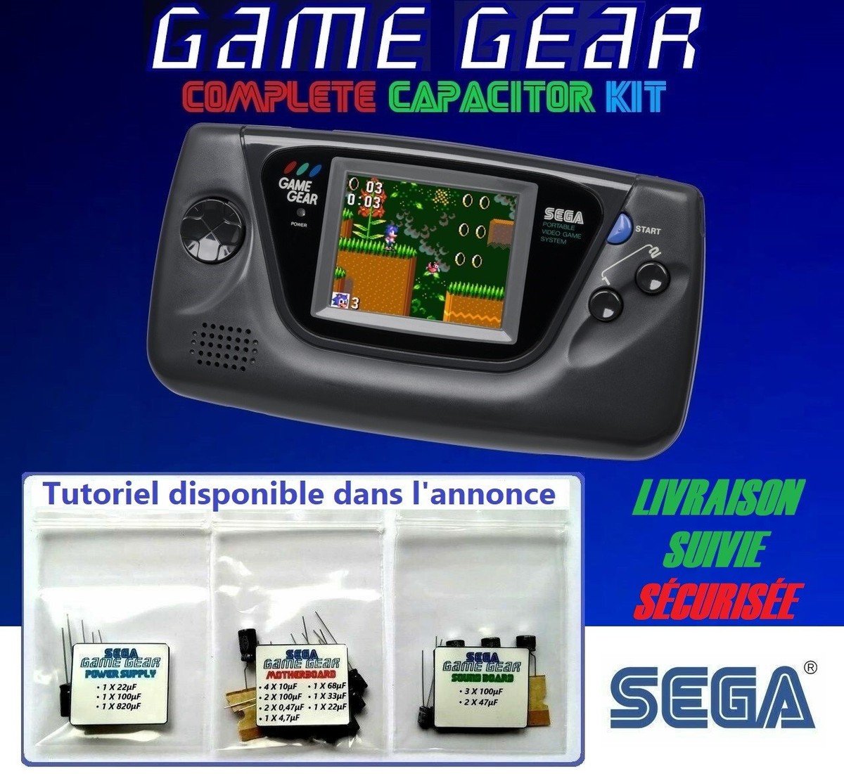 Jeu Game Gear Pack 4 in 1 - Jeux vidéo
