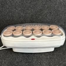 NEW - Conair Big Curls and Waves Jumbo Ceramic Hot Rollers 1.5  - Pink W/O Clips
