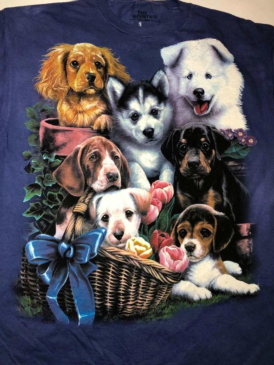 Shirts with puppies on clearance them