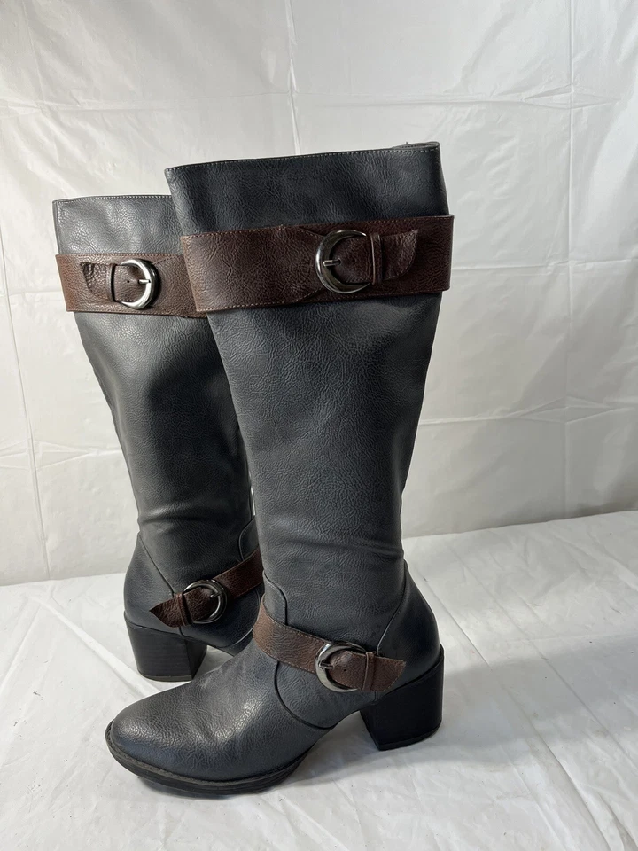 Botas de montar Natural Soul de Naturalizer Zahara grises hasta la rodilla 7 Foto 2 de 4