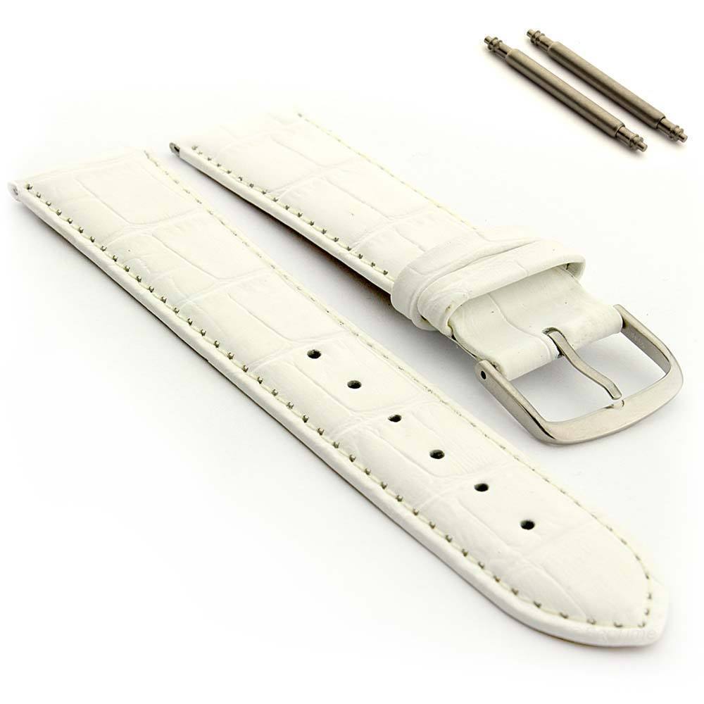 Genuine Leather Watch Strap Band 13 15 17 18 19 20 21 22 24 Croco ...