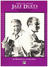 HERB ELLIS JOE PASS JAZZ DUETS MUSIC BOOK 6 ORIGNAL GUITAR DUETS 2 JAZZ GREATS