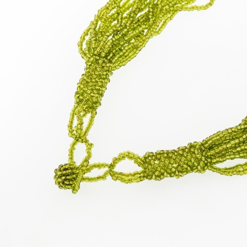 Handmade 20 Strands Bohemian Handi Craft Glass Seed Beads Necklace, 25" - Picture 19 of 19