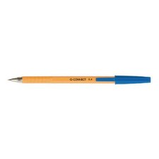 Image of Q-Connect Ballpoint Pen Fine Blue (Pack of 20) KF34047