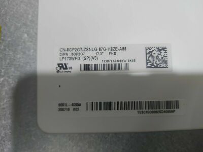  17.3''300HZ LCD SCREEN LP173WFG-SPV3 EDP40PIN Narrow Border IPS 1920x1080 FHD