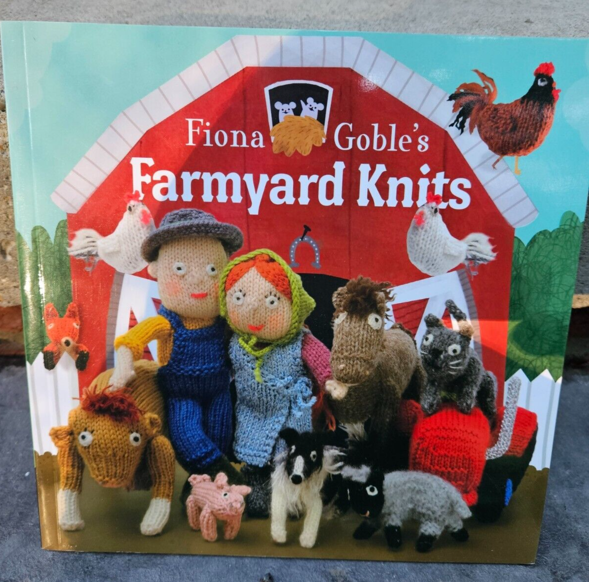 Farmyard Knits book Fiona Goble ~NEW UK