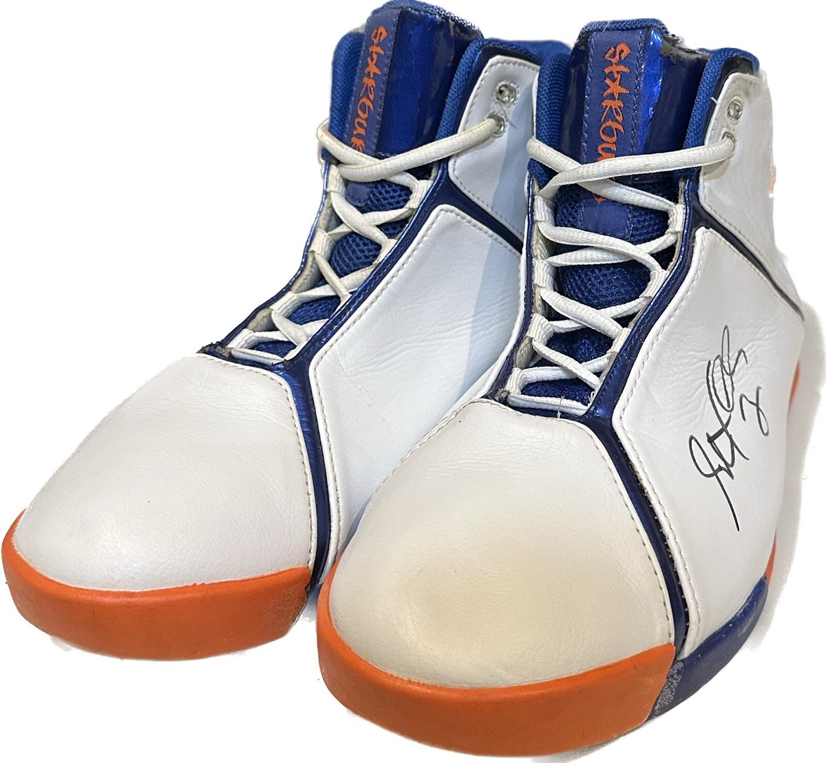 VTG SIGNED STARBURY NEW YORK KNICKS AUTOGRAPHED 10.5 STEPHON