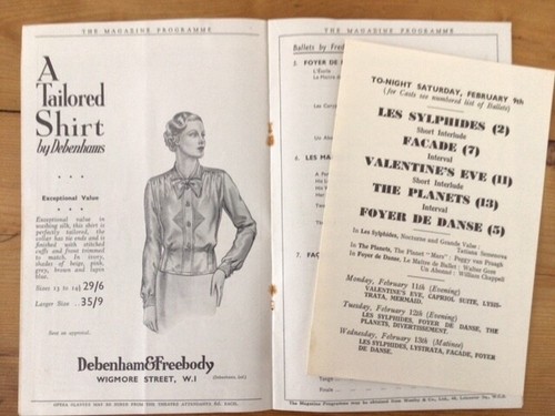 LOT original 1935 Duke of York Theatre performance & souvenir program, London - Picture 3 of 5