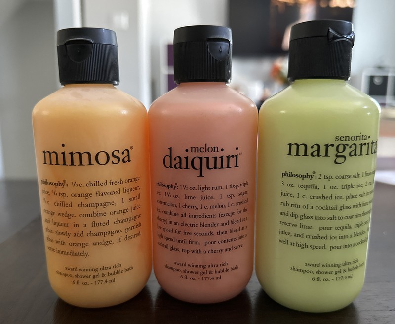 Lot Of 3 Philosophy THE COCKTAIL PARTY Mimosa Margarita Daiquiri 6oz NEW