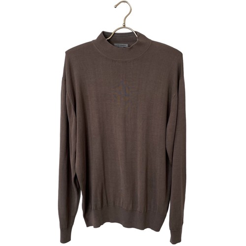 mens silk mock neck sweater