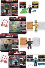 ROBLOX Mini Action Figure Mystery Cube Box Series 8 6 Celebrity BUNDLE 3 CODES