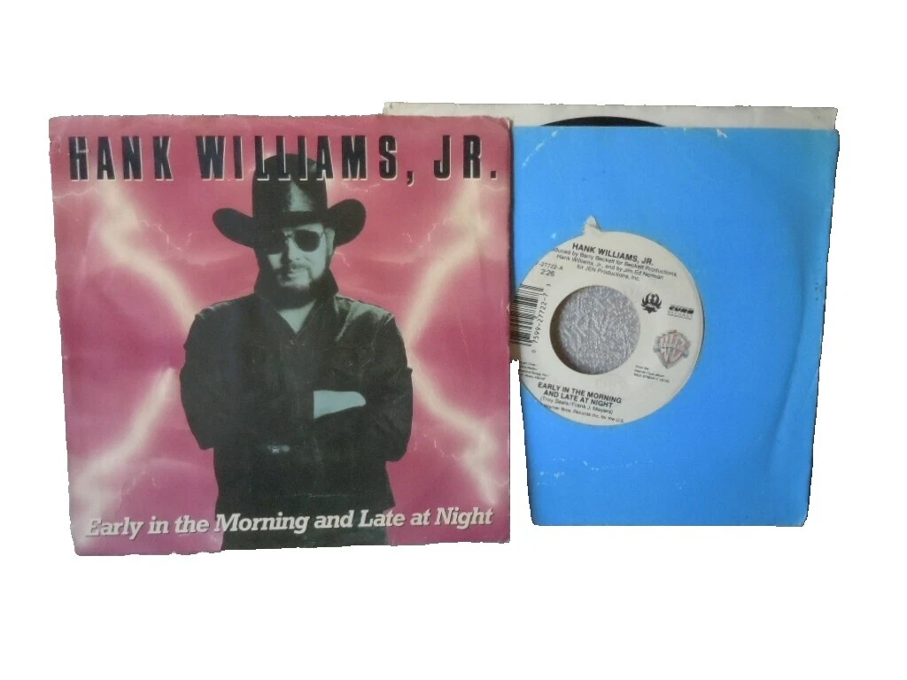 Excellent (EX) Sleeve 45 RPM Hank Williams Jr. Vinyl Records