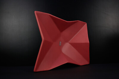 ASA Origami Schale vintage 80er 90er Jahre apricot 28,5 x 19,5 cm