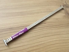 Rowi Fixo-Flex Expanding Patterned Stainless Steel 12mm Watch Strap