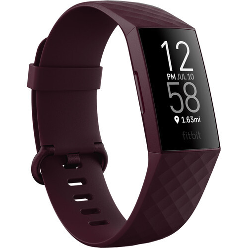 Fitbit Charge 4 Rosewood Fitness Tracker Pre-Owned in Great Condition-image