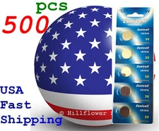 500 pcs CR1616 1616 LM1616 BR1616 TT Card 3V Lithium Battery