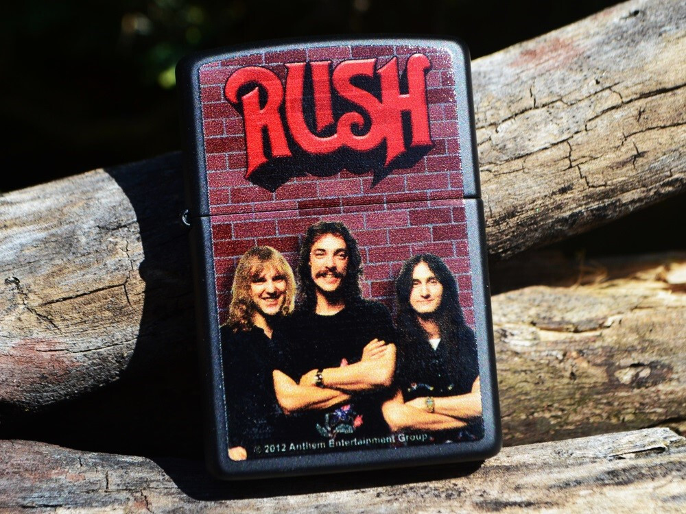 RUSH Permanent Waves Zippo Lighter - Geddy Lee - Alex Lifeson