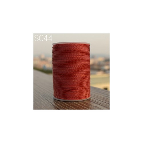 Professional 3 Strands Waxed Lined Thread 0.65mm 85M hand sewing leathercraft - Picture 32 of 49