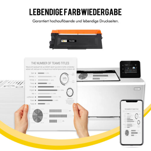 Toner Compatible With Brother TN2320 HL-L2340DW L2360DN DCP-L2520DW MFC-L2700DW - Bild 8 von 21