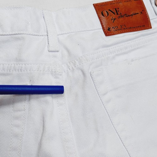 ONE TEASPOON Denim Shorts Womens Size 29 White Beauty No.2s Ripped Style - Picture 17 of 17