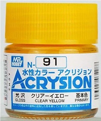 Mr Hobby - Gunze N-091 - Acrysion (10 ml) Clear Yellow - Neu
