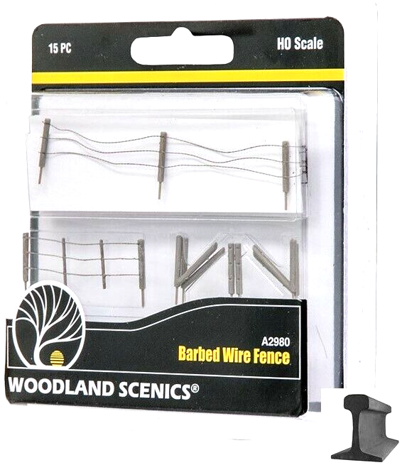 Woodland Scenics HO Scale Barbed Wire Fence A2980 eBay