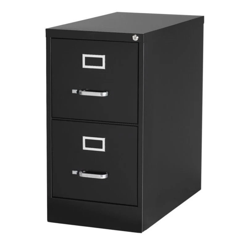 Hirsh 25 in Deep Metal 2 Drawer Letter Width Vertical File Cabinet