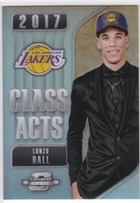 LONZO BALL 2017 Class Acts OPTIC PRIZMS Contenders Basketball Card Laker Pelican