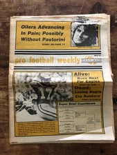 Vintage PRO FOOTBALL WEEKLY Magazine Dec 1979 SUPER BOWL COUNTDOWN Steelers