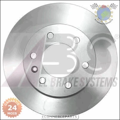 Xjlaabs Jeu 2 Disques Frein Avant Pour Vw Crafter 30-50 Camion Plate-Forme/Châss - Photo 2/4