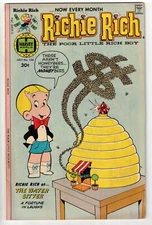 RICHIE RICH THE POOR LITTLE RICH BOY #156 1977 HARVEY BRONZE AGE NICE!