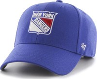 Forty Seven 47 Brand New York Rangers Curved Visor Velcroback Cap Nhl