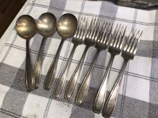 National Sectional Silver Plate Forks and Spoons