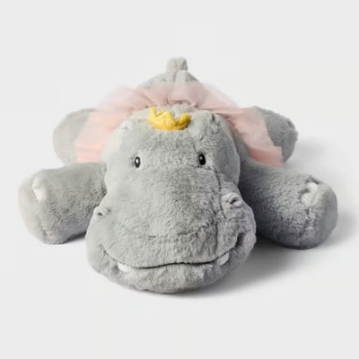 NEW GiggleScape PRINCESS HIPPO WITH PINK TUTU 13  Stuffed Animal toy NWT