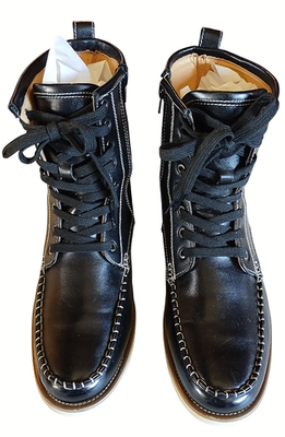 Faranzi Men\'s Boots Faranzi Boots Mens 14 Black Lace Up Boots FB4520 | eBay main image 2