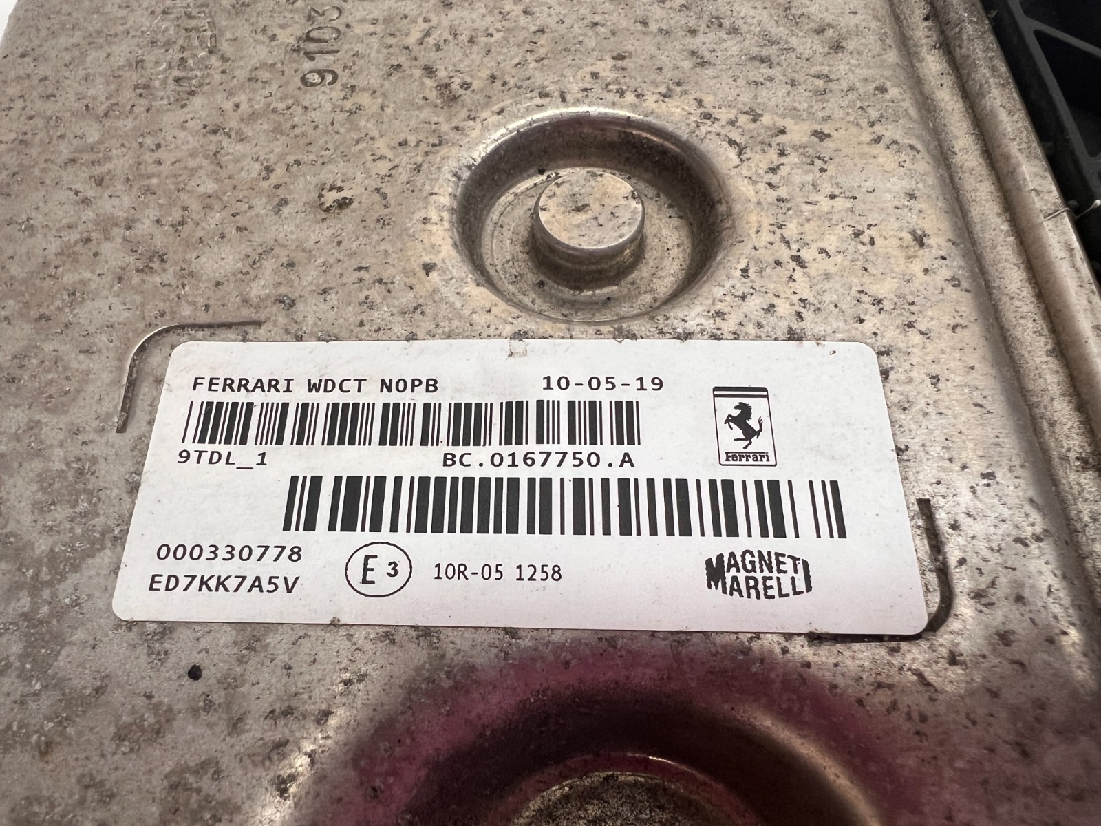 FERRARI 488 GTB PISTA F8 TRANSMISSION CONTROL MODULE DCT ECU OEM 330778