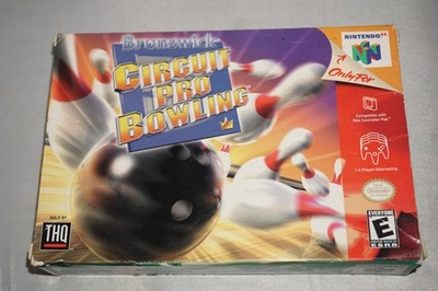 Brunswick Pro Bowling (Nintendo 64 N64) Complete in Box CIB