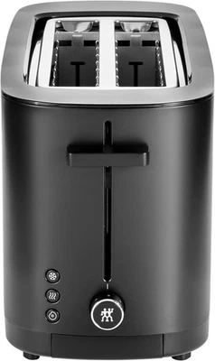 ZWILLING Enfinigy 2 Long Slot Toaster, 4 Slices with Wide 1.5" Slots (BLACK) - Image 1 of 3