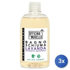 3X Officina Del Mugello Bio Shower Gel 500 Ml. Lavender