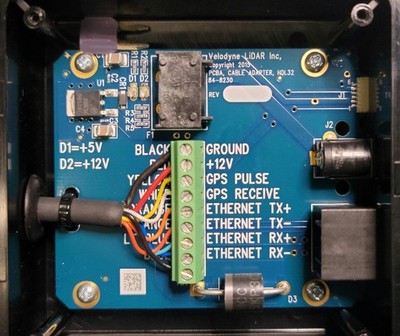 Velodyne LiDAR Interface Box, 80-VLP-16-A, With Cable, No Connector